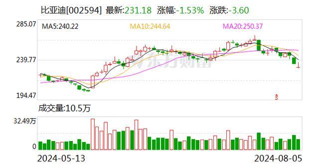 比亚迪大宗交易成交1618.26万元